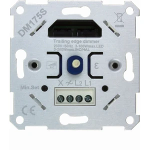 KOOPLED LED Dimmer - 3-200W - Fase Afsnijding - Universele LED Dimmer - Led Dimmer Inbouw - Dimmer Schakelaar