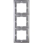 Afdekframe 3-voudig platina voor schakelmateriaal