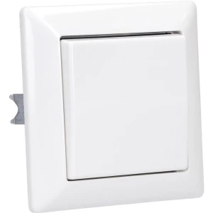 Compleet schakelmateriaal Set Enkelpolig Inbouw Wit Glans