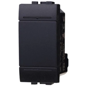 Wand schakelaar 1P 16A Eenpolig Zwart - Universele vervanging voor schakelmateriaal