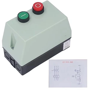 Magnetische Motorstarter 220 230V - Enkel Fase - Waterdichte ABS Behuizing