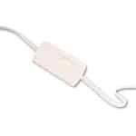 230V universele snoerdimmer 2-100W wit incl snoer voor dimbare led, halogeen en gloeilampen | Tradim 64201