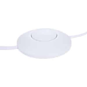 230V universele vloerdimmer 1-100W wit incl snoer voor dimbare led, halogeen en gloeilampen | Tradim 64301