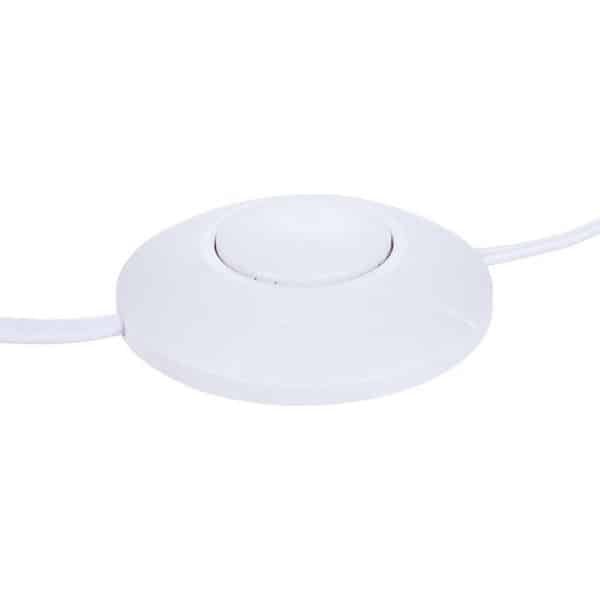 230V universele vloerdimmer 1-100W wit incl snoer voor dimbare led, halogeen en gloeilampen | Tradim 64301