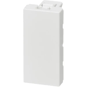 Afdekplaat 1 module - Blind afdekplaat - Afwerking schakelmateriaal - Eenvoudig in gebruik - 1 module - Wit