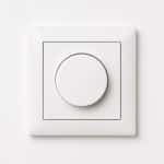 Handson LED dimmer 1-150W universeel - fase afsnijding - incl. centraalplaat en afdekraam - wit