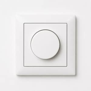 Handson LED dimmer 1-150W universeel - fase afsnijding - incl. centraalplaat en afdekraam - wit