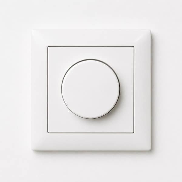 Handson LED dimmer 1-150W universeel - fase afsnijding - incl. centraalplaat en afdekraam - wit