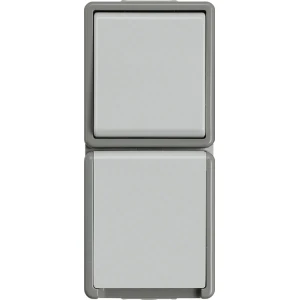 Siemens 5TA4816 Wandcontactdoos met randaarde Delta Grijs Schakelmateriaal 1 stuk(s)