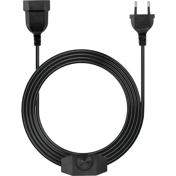 SnelShoppen - LED Dimmer met Schakelaar, 2 m Kabel, Dimbare LED Lichtdimmer 220-250 V/100 W Max, Euro Plug, Rotatie Dimmer voor Dimbare LED Verlichtin SnelShoppen - LED Dimmer met Schakelaar, 2 m Kabel, Dimbare LED Lichtdimmer 220-250 V/100 W Max, Euro Plug, Rotatie Dimmer voor Dimbare LED Verlichtin