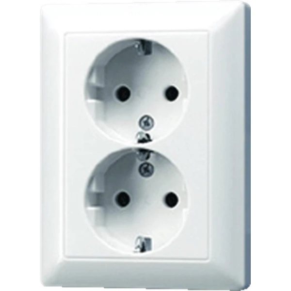 Jung AS500 wandcontactdoos (WCD-schakelmateriaal) - AS5015WW - E32SY