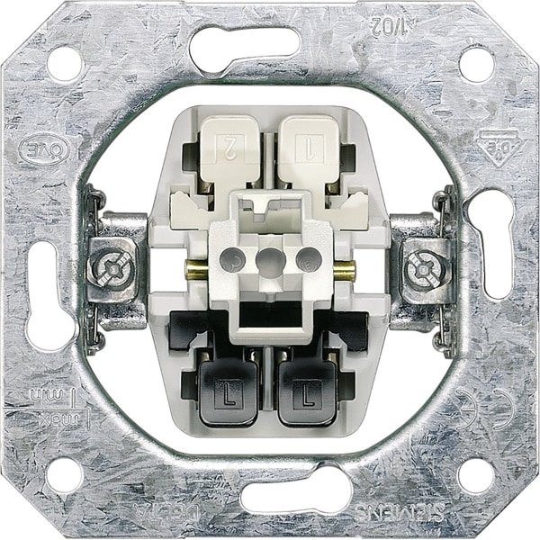 Siemens 5TA2117 Jaloezie-schakelaar Delta Schakelmateriaal