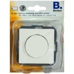 BERKER Q1 dimmer enkelpolig voor 230V-lampen 60-400W, inbouw | WIT