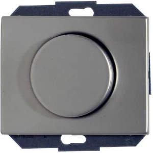 BERKER dimmer enkelpolig voor 230V-lampen 60-400W, inbouw | RVS