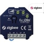 EcoDim Zigbee led dimmer module, ECO-DIM.10 Zigbee, Geschikt voor pulsdrukker, inbouw, Touchlink, 250W LED