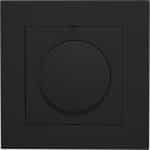 LCB - LED Dimmer afdekraam / afdekplaat Modern Zwart - 84x84mm