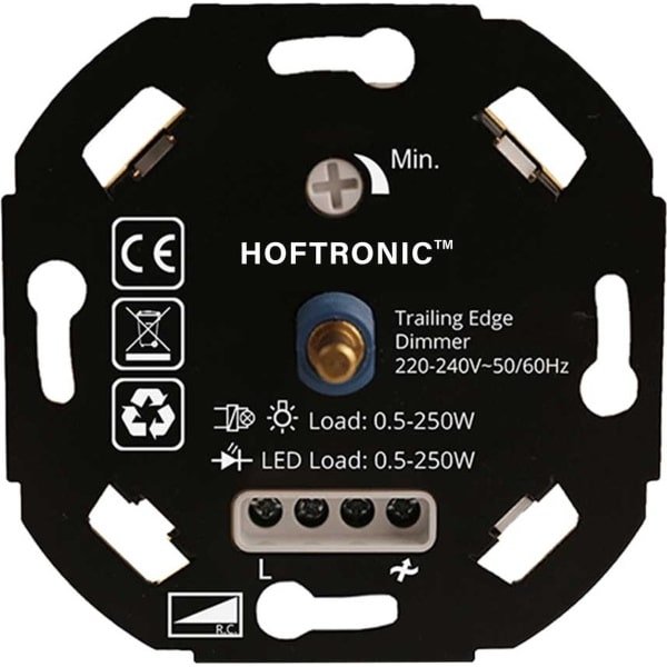 LED dimmer - 0.5-250 watt - Geschikt voor fase afsnijding - Universeel