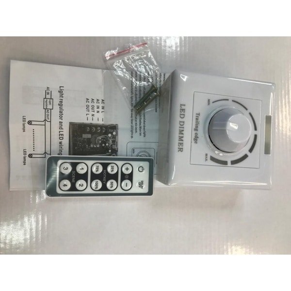 LED dimmer 220V met afstandsbediening 300w