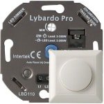LED dimmer Pro - Met afdekplaat - 3-200W - Elektronische zekering - Universeel - Inbouw