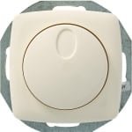 PLIEGER dimmer | serie Aurora | 230V halogeen- en gloeilampen | 20 - 400 watt | druk aan/uit | creme