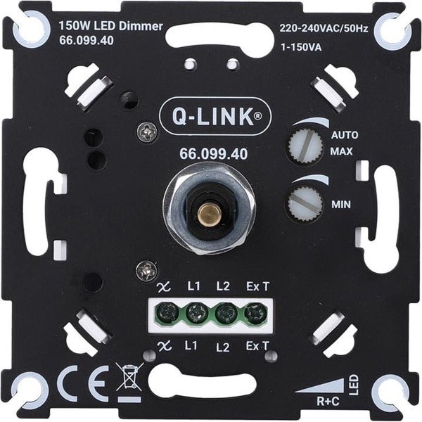 Q-Link Dimmer led afdek polar wit rc dws 1-150w