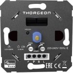 Thorgeon - Z-Wave licht Dimmer LED - Druk Draai Schakelaar - Fase Afsnijding - 220-240 V