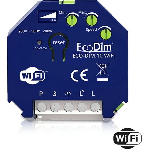Wifi Led Dimmer Inbouwmodule - Eco Dim - 0- 200W