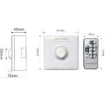 1-10V LED Dimmer met afstandsbediening