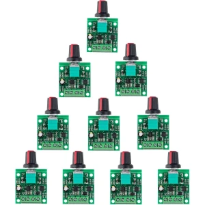 10Pcs 1.8v 3V 5v 6v 7.2v 12V 2A PWM Speed Controller DC Motor SpanningsregelaarVolt LED Dimmer RegulatorVerstelbare Controle Schakelaar