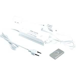 Hera LED 24V Trafo/Dimmer-Controller 30W kleur Wit/Rvs-Look