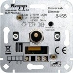 Kopp - Sokkel dimmer wissel - RLC LED 3-100W - Staalgrijs