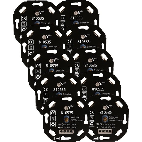 TRIAC LED DIMMER | 0.5-250W | UNIVERSEEL | WISSELSCHAKELING | 10-PACK