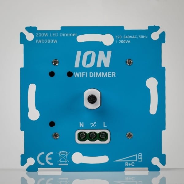 Ion Wi-Fi LED Dimmer | 0.3 - 200 Watt | Fase aansnijding + fase afsnijding