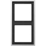 Jung Aluminium/Staal/Chroom Afdekraam Schakelmateriaal - AL2982 - E2DGQ