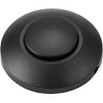 Push Foot Dimmer Trailing Edge LED 0-100W Black