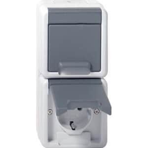 Gira Spatwaterdichte Opbouwcontactdoos (WCD-schakelmateriaal) - 078030 - E2TUQ