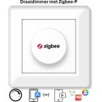 Freelux Draaiknop | Zigbee-P | led-dimmer | 230VAC - 500VA/2,1A | Signaal wit glans