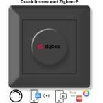 Freelux Draaiknop | Zigbee-P | led-dimmer | 230VAC - 500VA/2,1A | Signaal zwart mat gelakt