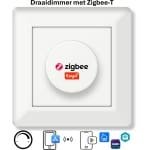 Freelux Draaiknop | Zigbee-T | led-dimmer | 230VAC - 500VA/2,1A | Zuiver wit glans