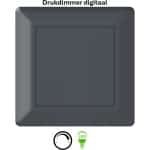 Freelux Drukknop | led-dimmer | 230VAC - 250VA/1,1A | Antraciet mat gelakt