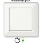 Freelux Tast Led Dimmer Inbouw | 230VAC - 250VA | Zuiver wit glans