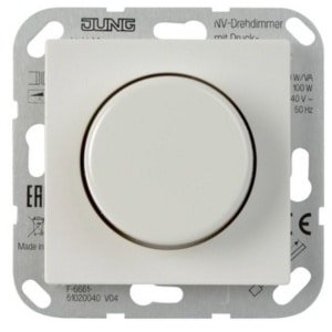Jung AS 500 Inbouw Dimmer - LED & Spaarlamp - Wit