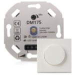 LED Dimmer - 0.5 tot 200 Watt - Universele LED Dimmer inclusief Afdekplaat - Led Dimmer Inbouw - Dimmer Schakelaar - Dimmer Afdekplaat