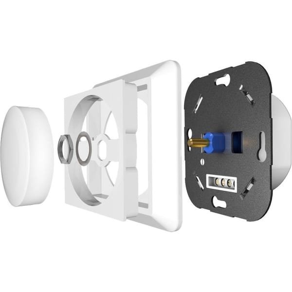 LED dimmer - Universele LED dimmer met afdekplaat inbouw - GIRA - JUNG - PEHA - BERKER - BUSCH-JAEGER
