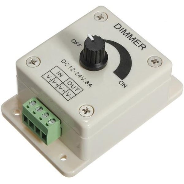 LED strip dimmer met draaiknop
