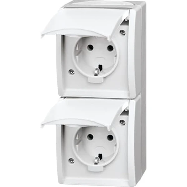 ABB Busch-Jaeger OCEAN IP44 Wandcontactdoos (WCD-Schakelmateriaal) - 2CKA002084A0710 - E2P28