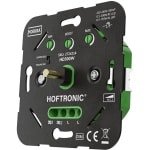 HOFTRONIC - LED Dimmer - 0.5 - 300 Watt - Face afsnijging (RC) & Fase aansnijding (RL) - Inbouw - Enkel - Voor alle afdekmaterialen - 2-draads dimmer - Universeel - Geruisloos - Incl. Adapterset inbouwdimmer