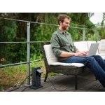 OSRAM SMART+ WiFi Outdoor Terminal EU met geïntegreerde repeater & 2 stopcontacten, wit, 230V, breidt outdoor WiFi-zone uit, koppelen van draadloze apparaten, app bestuurbaar, 3 jaar garantie, IP44