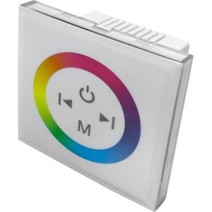 RGB LED Dimmer Tactiel 12V/24V - Kunststof - Wit - SILUMEN