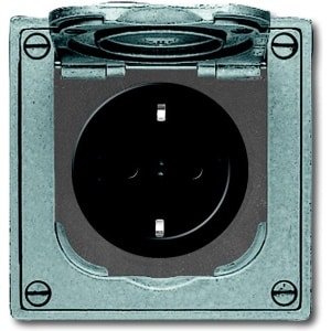 ABB Busch-Jaeger All-weather IP44 Wandcontactdoos (schakelmateriaal)